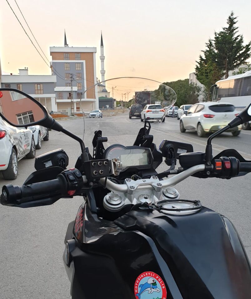 MOTOCAM Bmw F 850 GS Ön Cam 2018-2023 Model 49cm Şeffaf Renkli 4mm