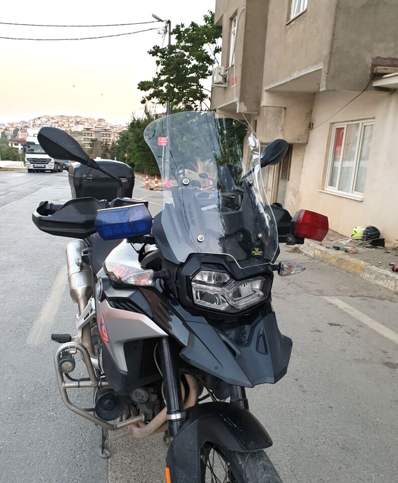 MOTOCAM Bmw F 850 GS Ön Cam 2018-2023 Model 49cm Şeffaf Renkli 4mm