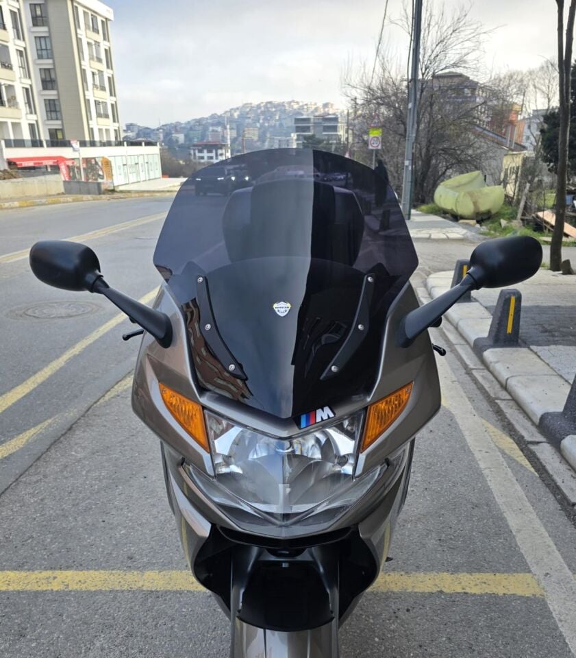 MOTOCAM Bmw K 1300 GT Ön Cam 2009-2013 Model 65cm Siyah Renkli 4mm İADE YOKTUR