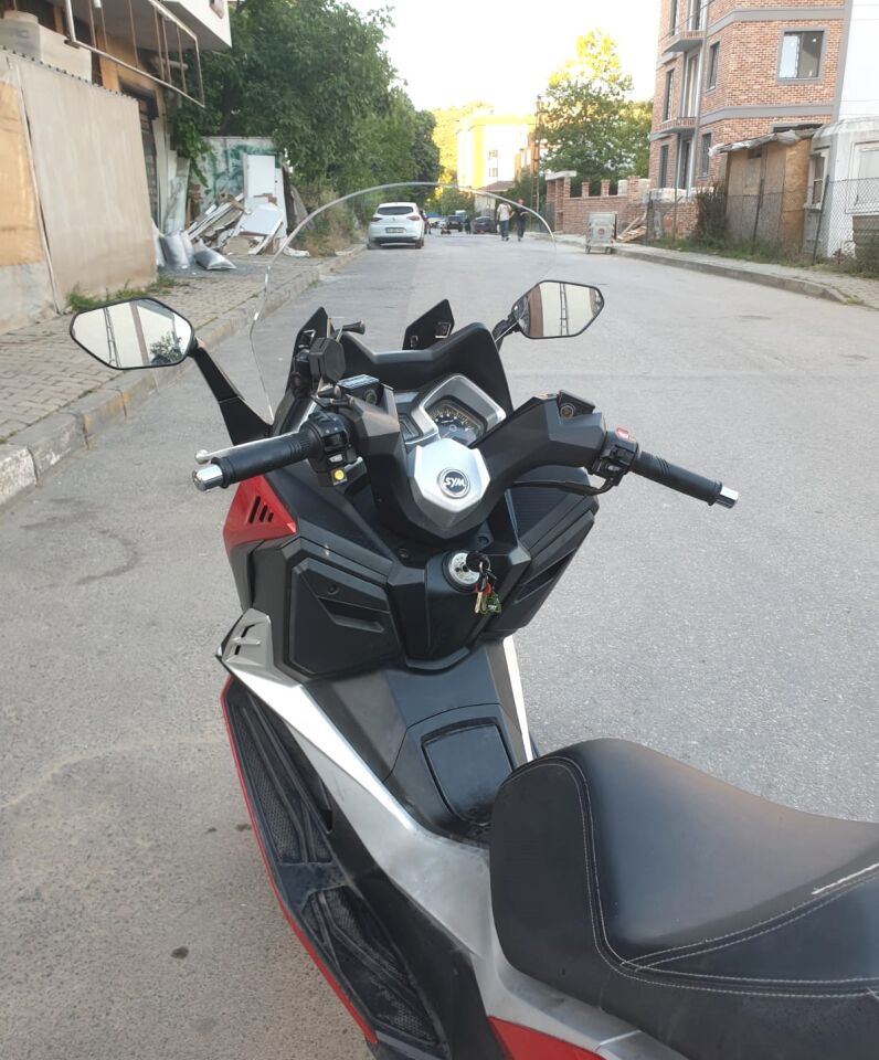 MOTOCAM SYM Cruisym 250 İ Ön Cam 2018 Model 57cm Şeffaf Renkli 4mm UZUN