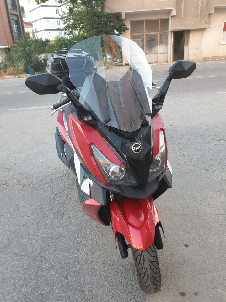 MOTOCAM SYM Cruisym 250 İ Ön Cam 2018 Model 57cm Şeffaf Renkli 4mm UZUN