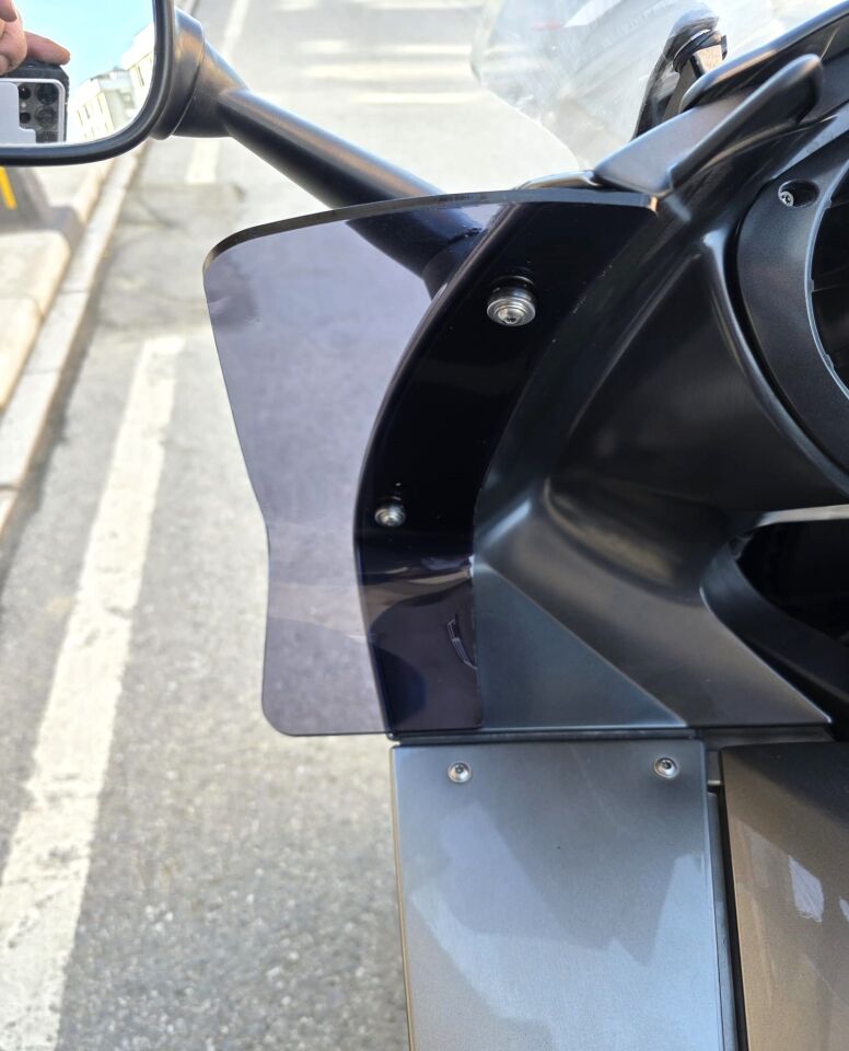 MOTOCAM Bmw K 1300 GT Yan Rüzgarlık Deflektör 2009-2013 Model Füme Renkli 4mm