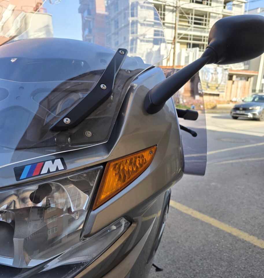 MOTOCAM Bmw K 1300 GT Yan Rüzgarlık Deflektör 2009-2013 Model Füme Renkli 4mm