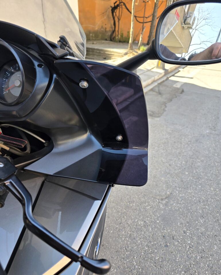 MOTOCAM Bmw K 1300 GT Yan Rüzgarlık Deflektör 2009-2013 Model Siyah Renkli 4mm