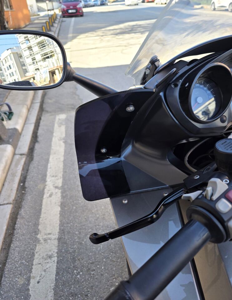 MOTOCAM Bmw K 1300 GT Yan Rüzgarlık Deflektör 2009-2013 Model Siyah Renkli 4mm