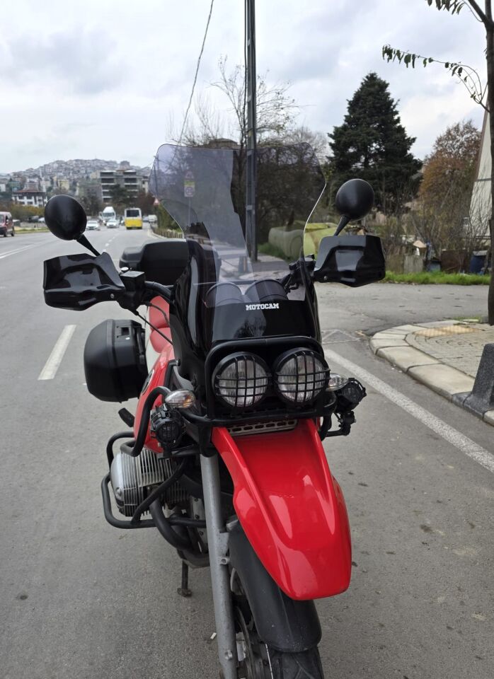 MOTOCAM Bmw R 1100 GS Ön Cam 1993-1999 Model 58cm Füme Renkli 4mm