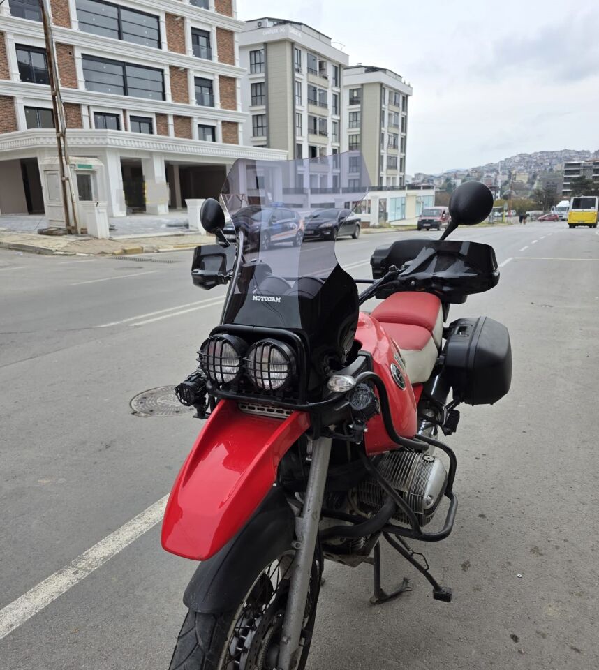 MOTOCAM Bmw R 1100 GS Ön Cam 1993-1999 Model 58cm Füme Renkli 4mm