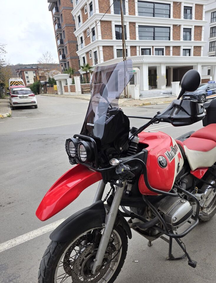 MOTOCAM Bmw R 1100 GS Ön Cam 1993-1999 Model 58cm Füme Renkli 4mm