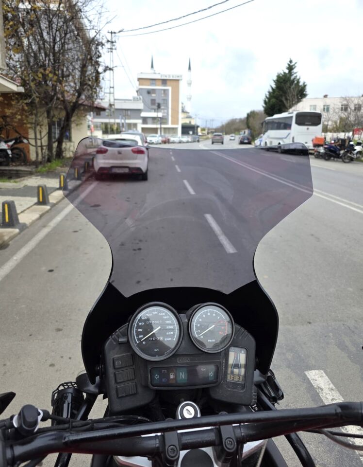 MOTOCAM Bmw R 1100 GS Ön Cam 1993-1999 Model 58cm Füme Renkli 4mm