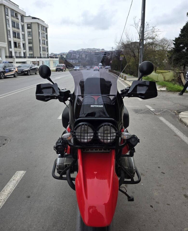 MOTOCAM Bmw R 1100 GS Ön Cam 1993-1999 Model 58cm Füme Renkli 4mm