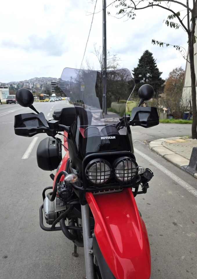 MOTOCAM Bmw R 1100 GS Ön Cam 1993-1999 Model 58cm Füme Renkli 4mm