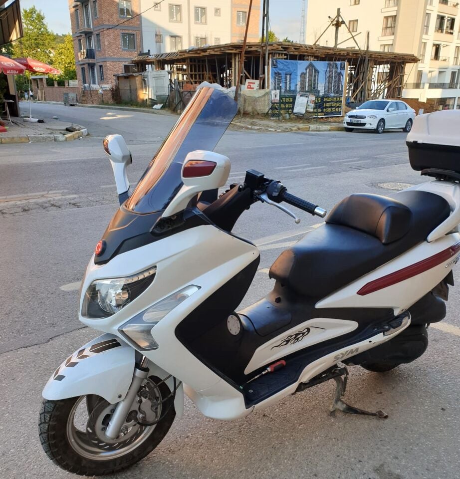 MOTOCAM SYM Gts Evo 250 Ön Cam 2006-2015 Model 53cm Füme Renkli 4mm