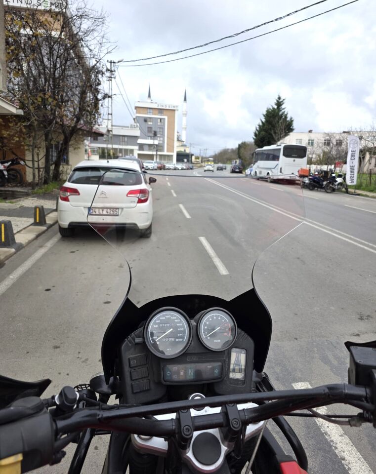 MOTOCAM Bmw R 1100 GS Ön Cam 1993-1999 Model 58cm Şeffaf Renkli 4mm