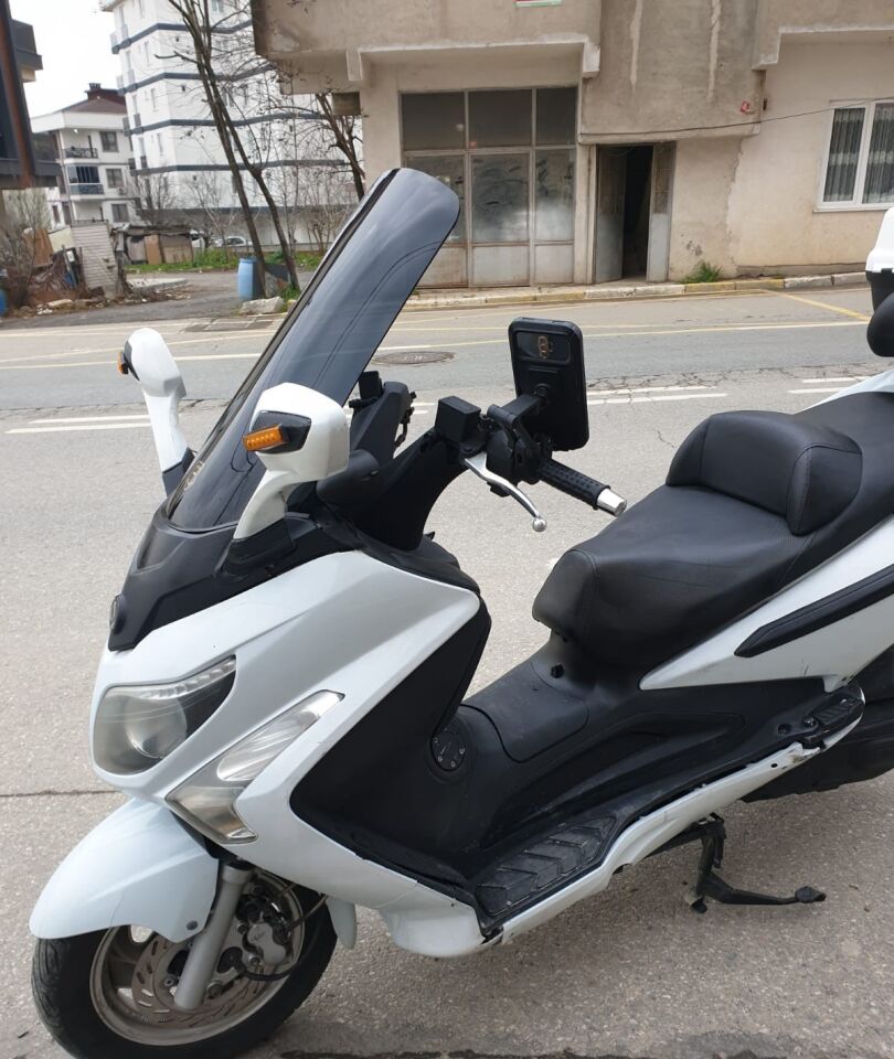 MOTOCAM SYM Gts Evo 250 Ön Cam 2006-2015 Model 53cm Siyah Renkli 4mm