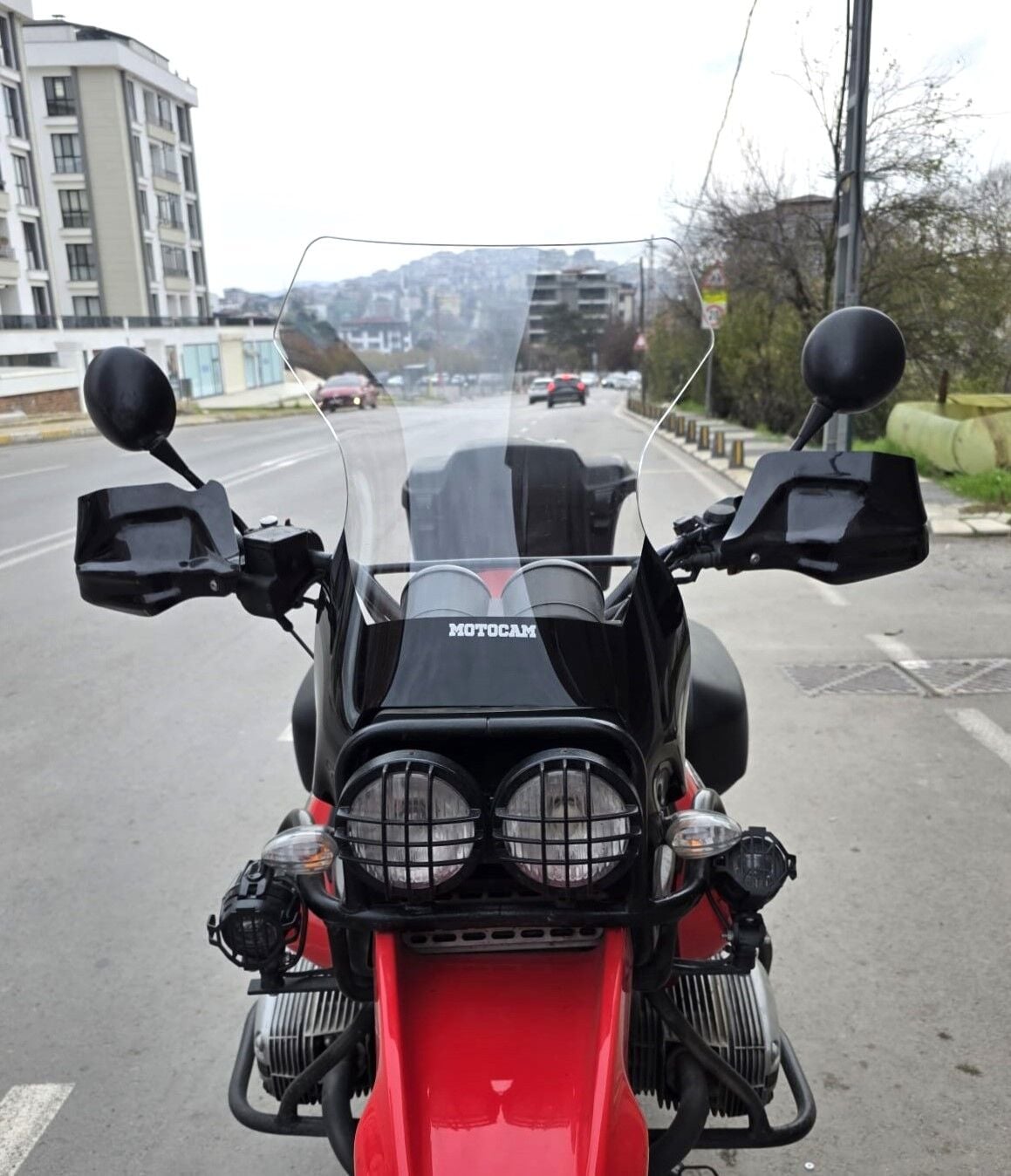 MOTOCAM Bmw R 1100 GS Ön Cam 1993-1999 Model 58cm Şeffaf Renkli 4mm