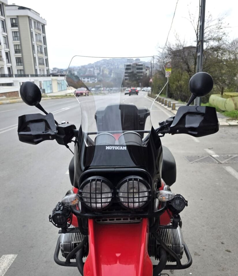 MOTOCAM Bmw R 1100 GS Ön Cam 1993-1999 Model 58cm Şeffaf Renkli 4mm