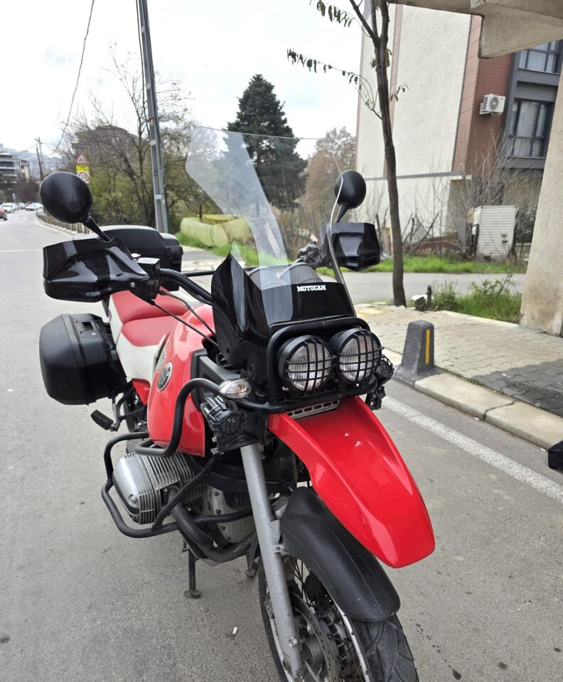 MOTOCAM Bmw R 1100 GS Ön Cam 1993-1999 Model 58cm Şeffaf Renkli 4mm