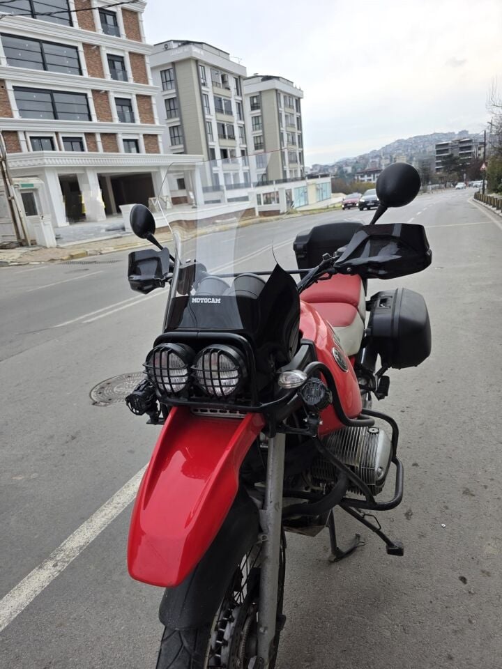 MOTOCAM Bmw R 1100 GS Ön Cam 1993-1999 Model 58cm Şeffaf Renkli 4mm