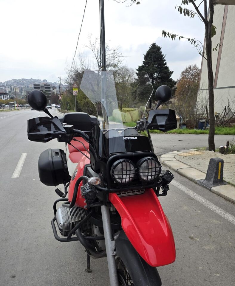 MOTOCAM Bmw R 1100 GS Ön Cam 1993-1999 Model 58cm Şeffaf Renkli 4mm