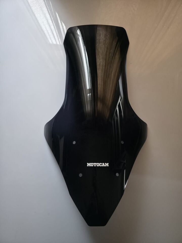 MOTOCAM Arora ZRX 200 Ön Cam 2022 Model 78cm Siyah Renkli 4mm UZUN