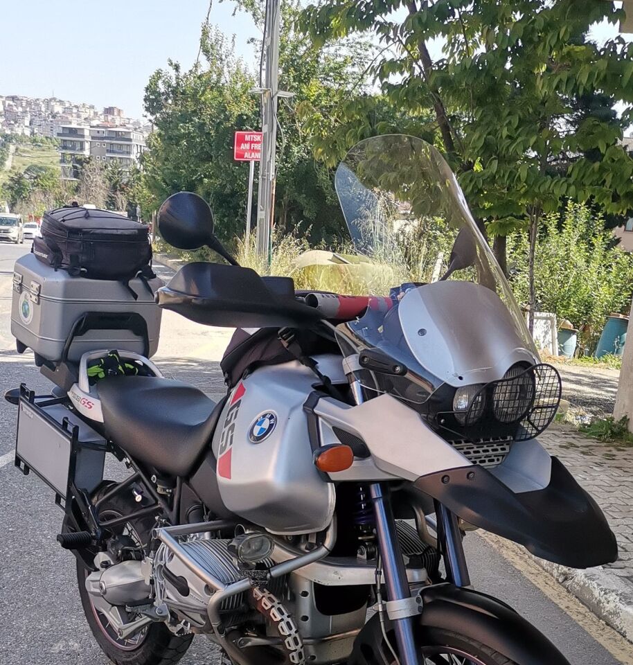 MOTOCAM Bmw R 1150 ADV Ön Cam 2002-2006 Model 52cm Şeffaf Renkli 4mm