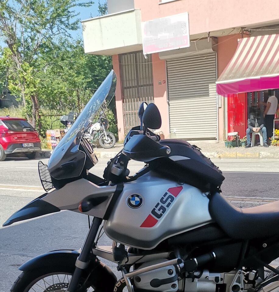 MOTOCAM Bmw R 1150 ADV Ön Cam 2002-2006 Model 52cm Şeffaf Renkli 4mm