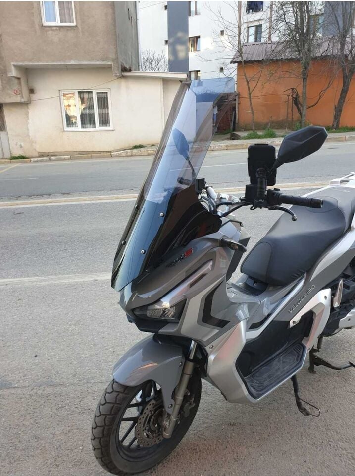 MOTOCAM RKS Veloce 150 Ön Cam 2023-2026 Model 78cm Füme Renkli 4mm UZUN