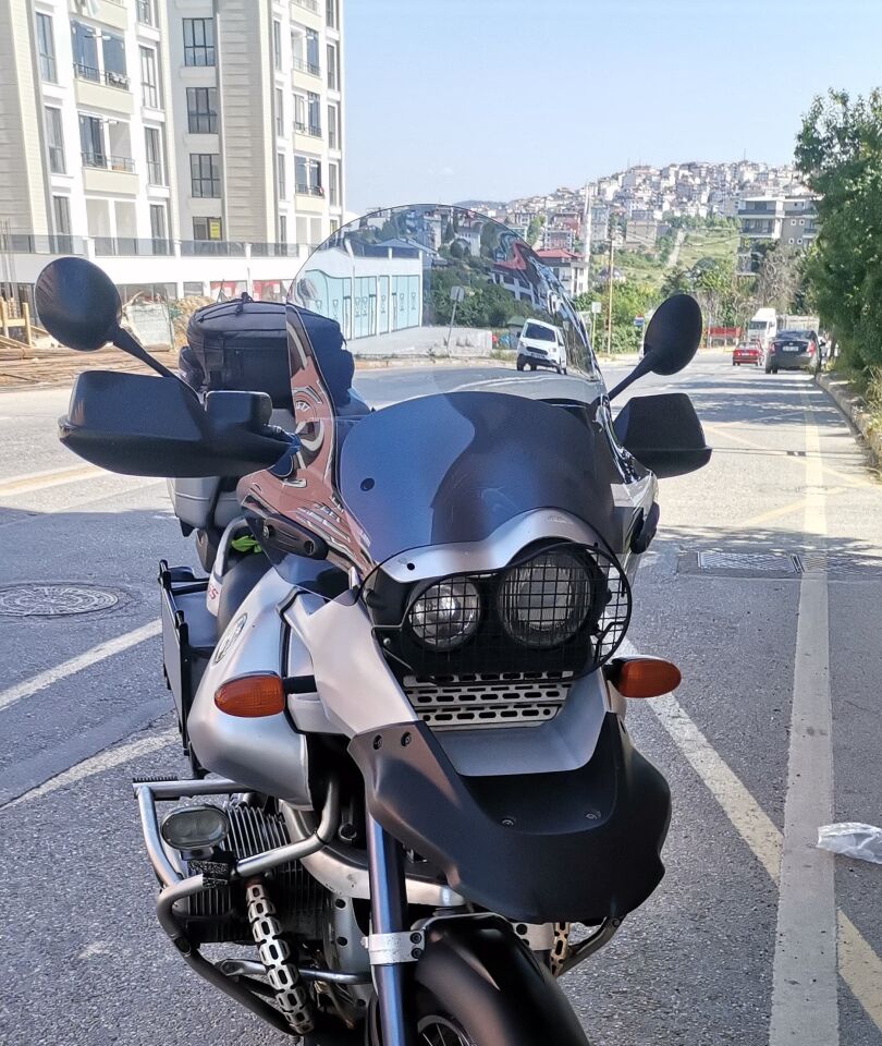 MOTOCAM Bmw R 1150 ADV Ön Cam 2002-2006 Model 57cm Füme Renkli 4mm