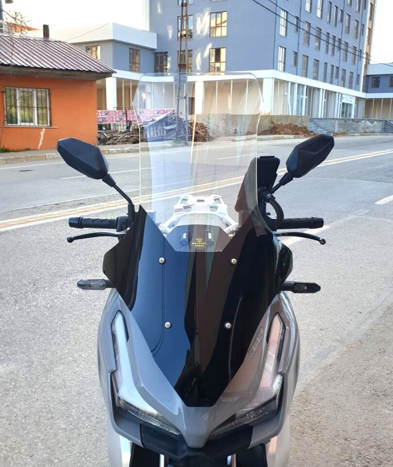 MOTOCAM RKS Veloce Ön Cam 2023-2026 Model 78cm Şeffaf Renkli 4mm UZUN