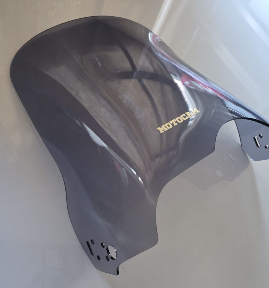 MOTOCAM Bmw R 1150 GS Ön Cam 1999-2004 Model 49cm Füme Renkli 4mm