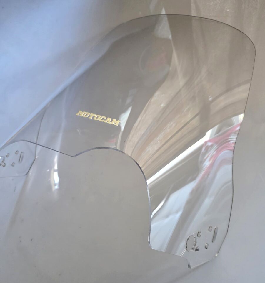MOTOCAM Bmw R 1150 GS Ön Cam 1999-2004 Model 49cm Şeffaf Renkli 4mm