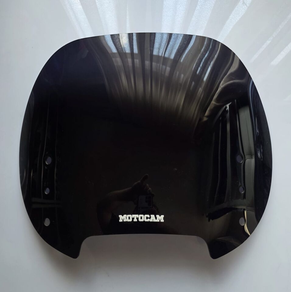 MOTOCAM Bmw R 1150 RT Ön Cam 2001-2005 Model 40cm Siyah Renkli 4mm