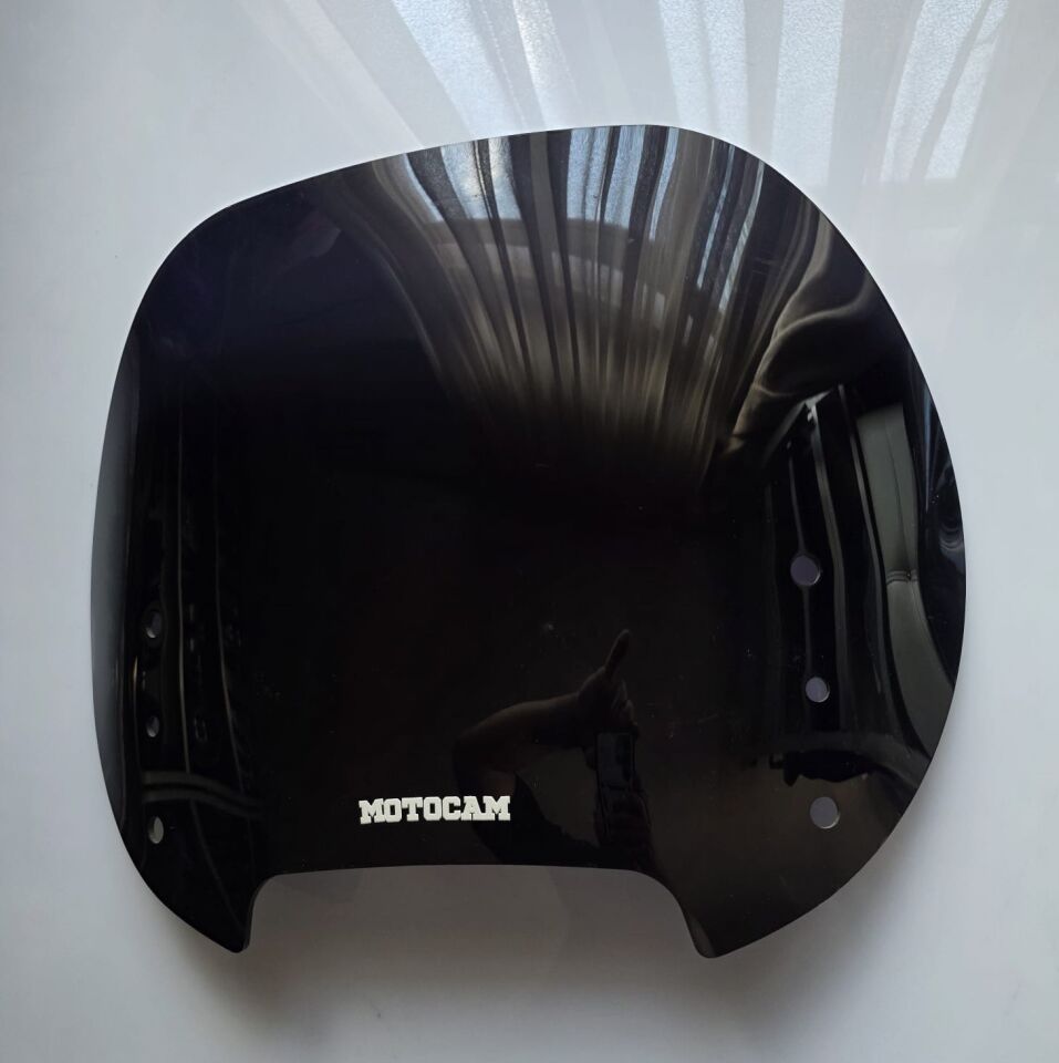 MOTOCAM Bmw R 1150 RT Ön Cam 2001-2005 Model 40cm Siyah Renkli 4mm