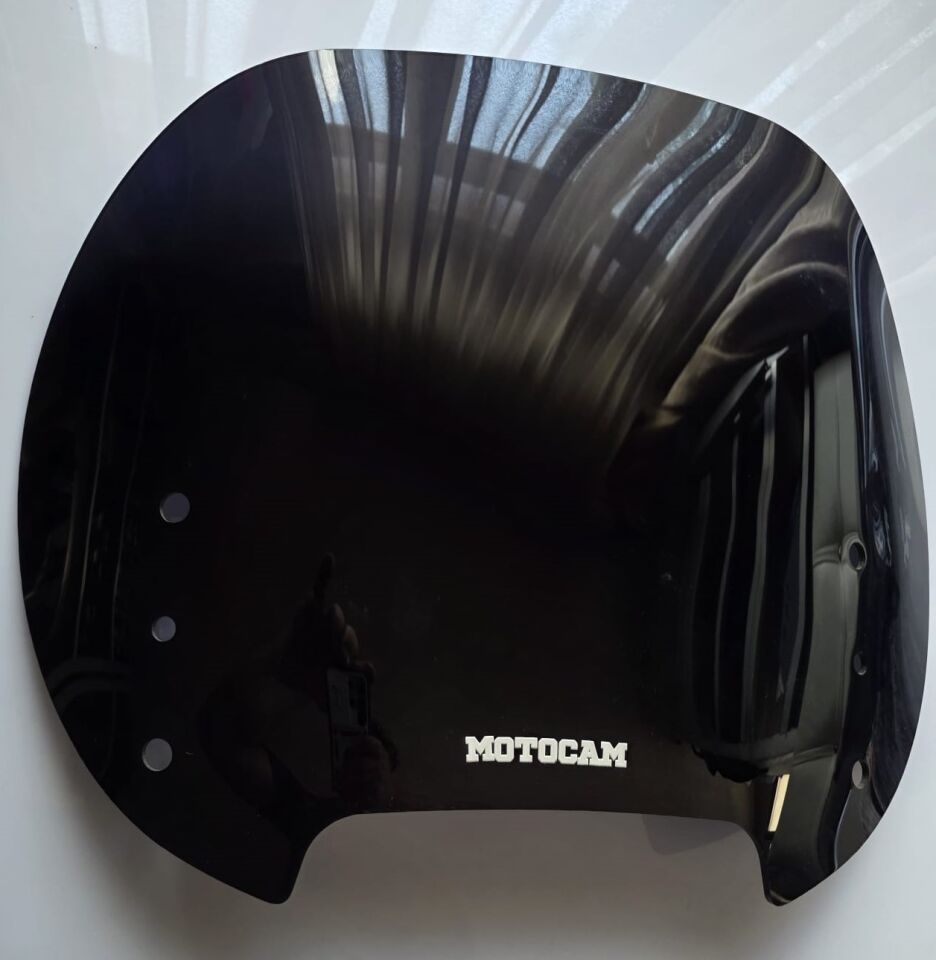 MOTOCAM Bmw R 1150 RT Ön Cam 2001-2005 Model 40cm Siyah Renkli 4mm