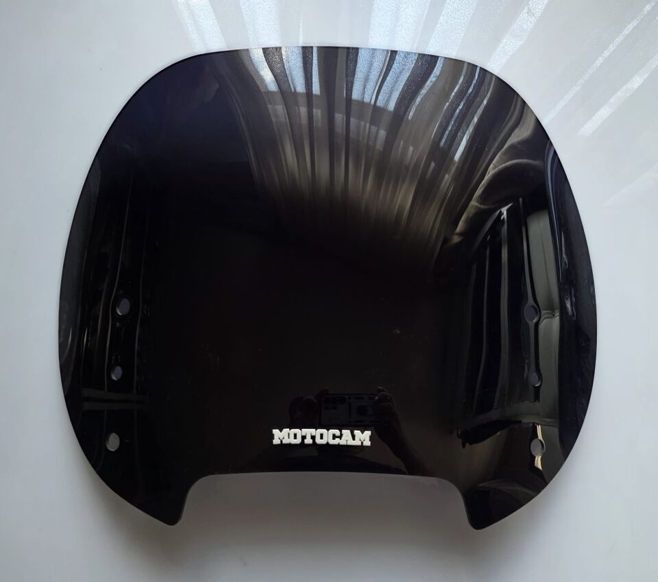 MOTOCAM Bmw R 1150 RT Ön Cam 2001-2005 Model 40cm Siyah Renkli 4mm