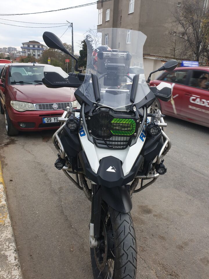 MOTOCAM Bmw R 1200 1250 GS Ön Cam 2013-2024 Model 52cm Şeffaf Renkli 4mm