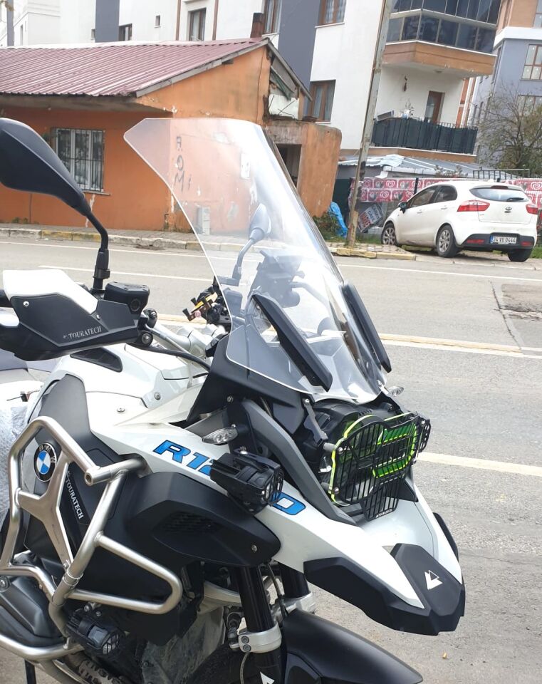 MOTOCAM Bmw R 1200 1250 GS Ön Cam 2013-2024 Model 52cm Şeffaf Renkli 4mm