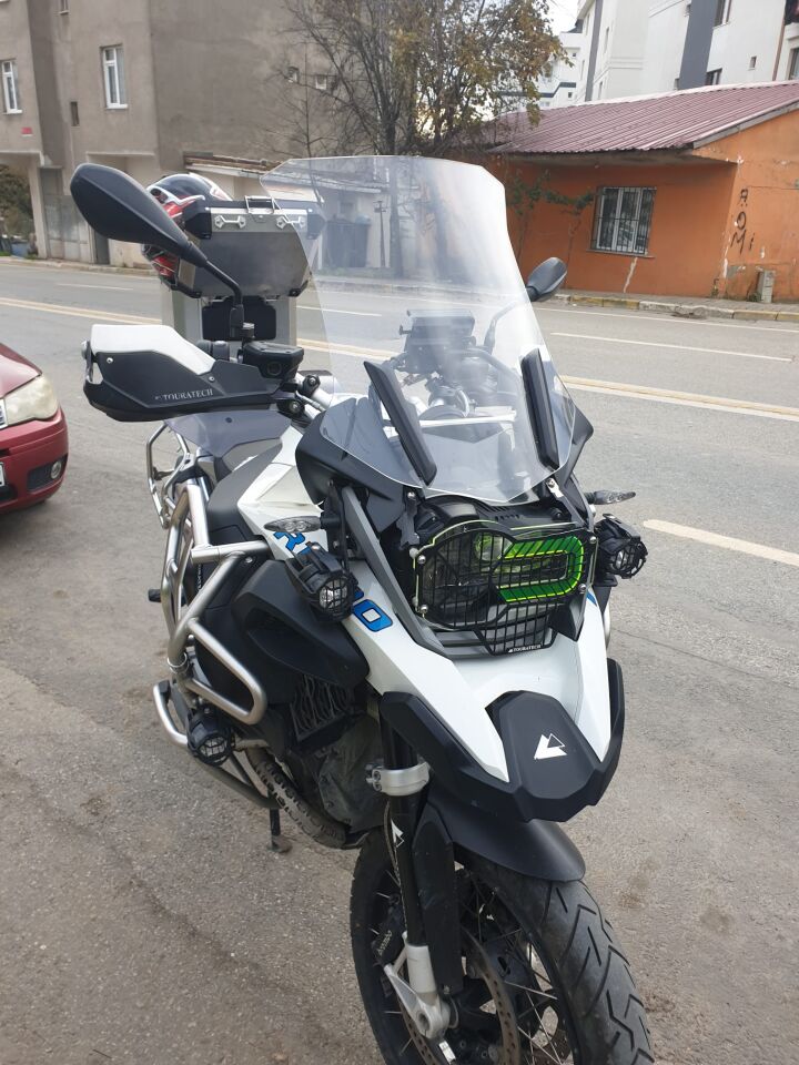 MOTOCAM Bmw R 1200 1250 GS Ön Cam 2013-2024 Model 52cm Şeffaf Renkli 4mm