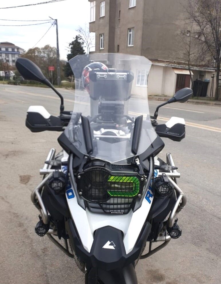 MOTOCAM Bmw R 1200 1250 GS Ön Cam 2013-2024 Model 52cm Şeffaf Renkli 4mm