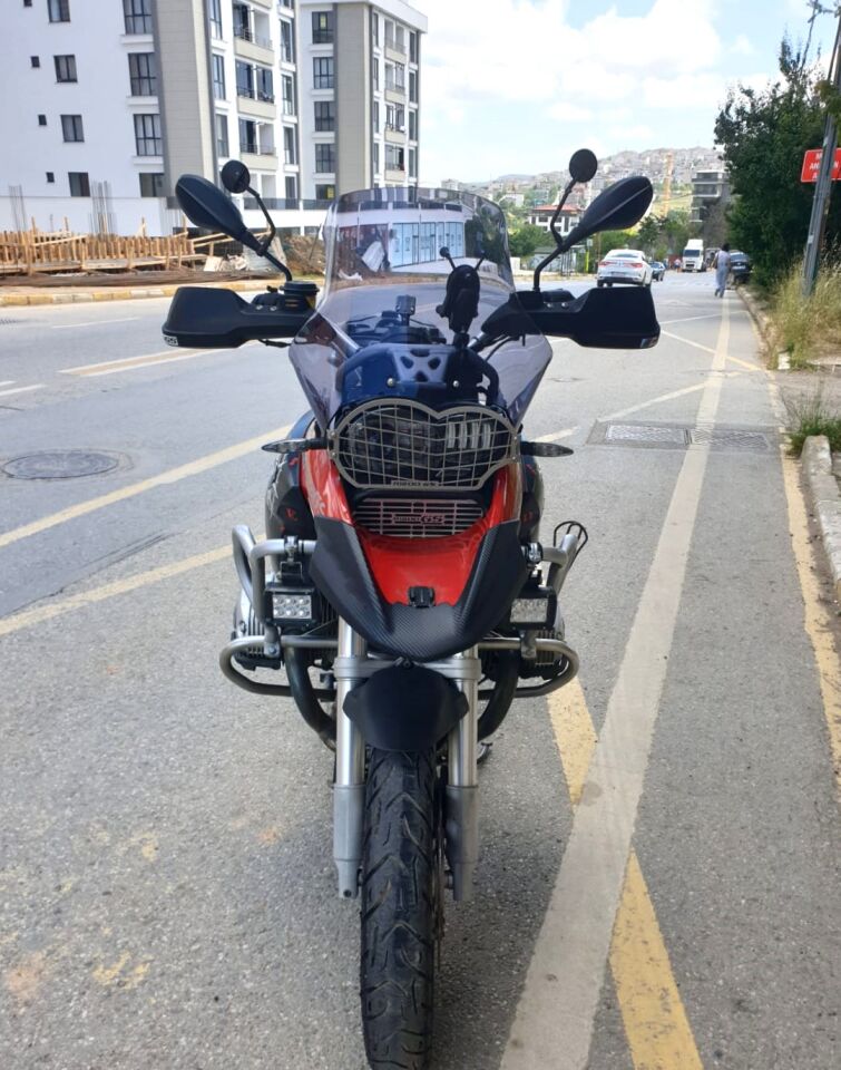 MOTOCAM Bmw R 1200 GS Ön Cam 2004-2012 Model 40cm Füme Renkli 4mm KISA