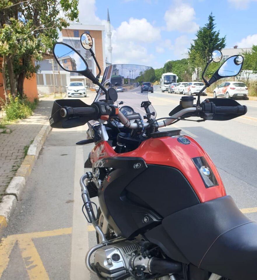 MOTOCAM Bmw R 1200 GS Ön Cam 2004-2012 Model 50cm Füme Renkli 4mm UZUN