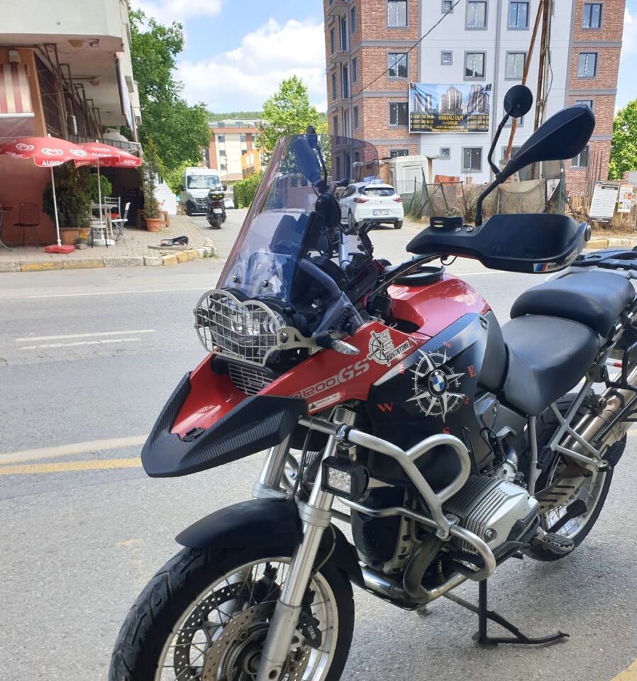 MOTOCAM Bmw R 1200 GS Ön Cam 2004-2012 Model 50cm Füme Renkli 4mm UZUN