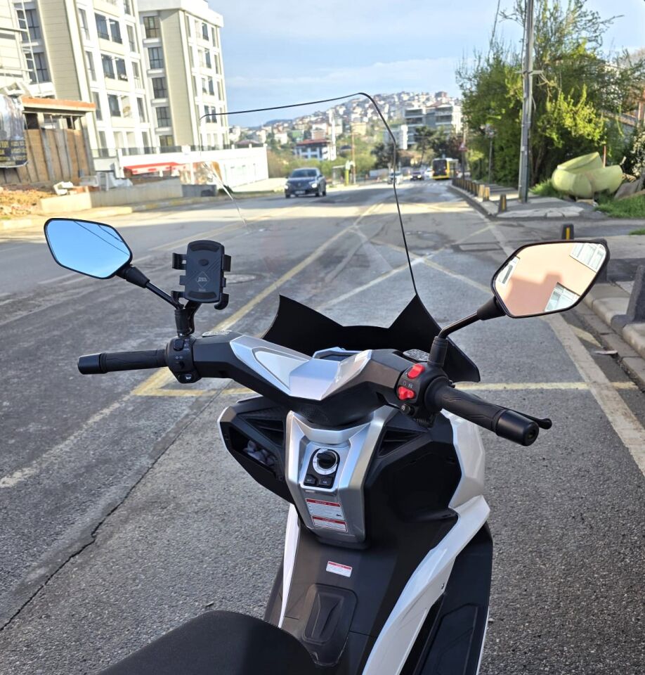 MOTOCAM RKS Vieste 249 Ön Cam 2022-2026 Model 78cm Şeffaf Renkli 4mm UZUN