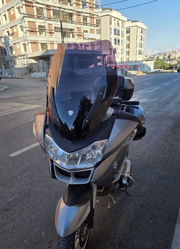 MOTOCAM BMW R 1200 RT Ön Cam 2005-2015 Model 70cm Siyah Renkli 4mm