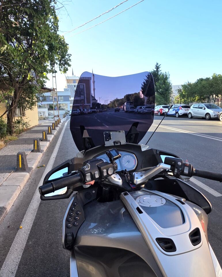 MOTOCAM BMW R 1200 RT Ön Cam 2005-2015 Model 70cm Siyah Renkli 4mm