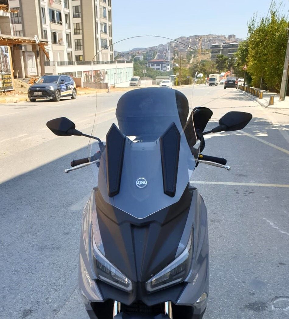 MOTOCAM SYM Joymax Z Plus Ön Cam 2023-2026 Model 70cm Şeffaf Renkli 4mm