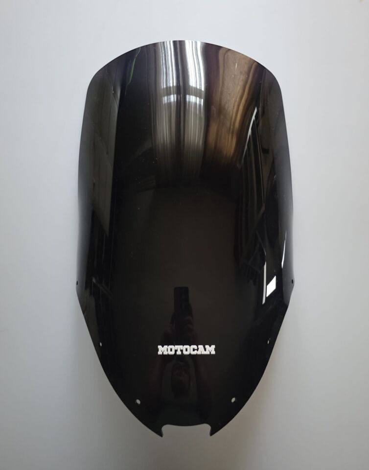 MOTOCAM SYM Joyride 200 Ön Cam 2002-2008 Model 55cm (Karbüratörlü) Siyah Renkli 4mm