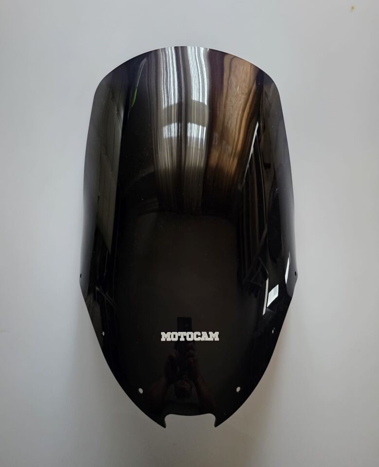MOTOCAM SYM Joyride 200 Ön Cam 2002-2008 Model 55cm (Karbüratörlü) Siyah Renkli 4mm