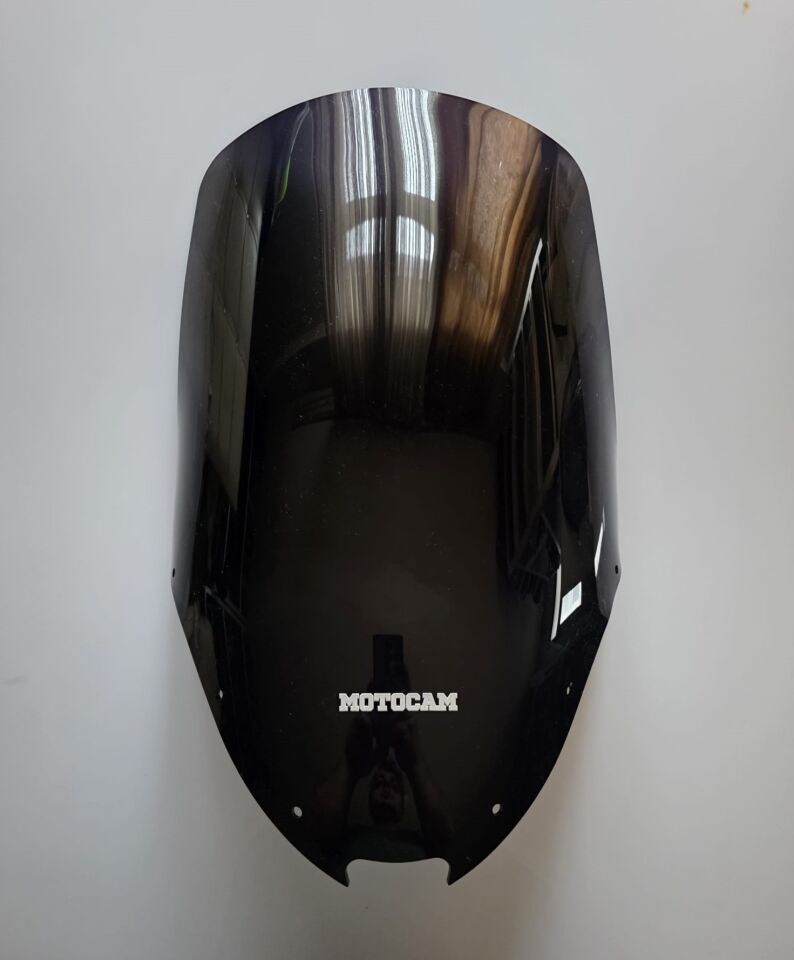 MOTOCAM SYM Joyride 200 Ön Cam 2002-2008 Model 55cm (Karbüratörlü) Siyah Renkli 4mm