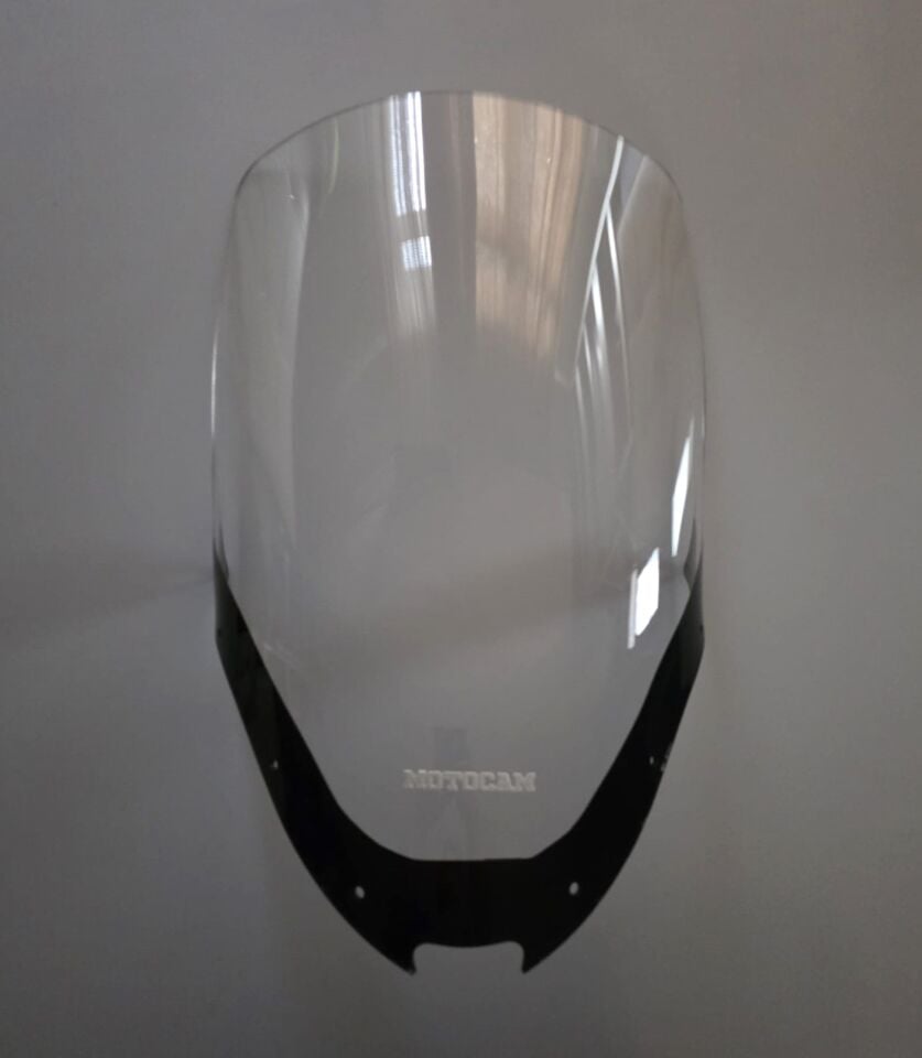 MOTOCAM SYM Joyride 200 Ön Cam 2002-2008 Model 55cm (Karbüratörlü) Şeffaf Renkli 4mm